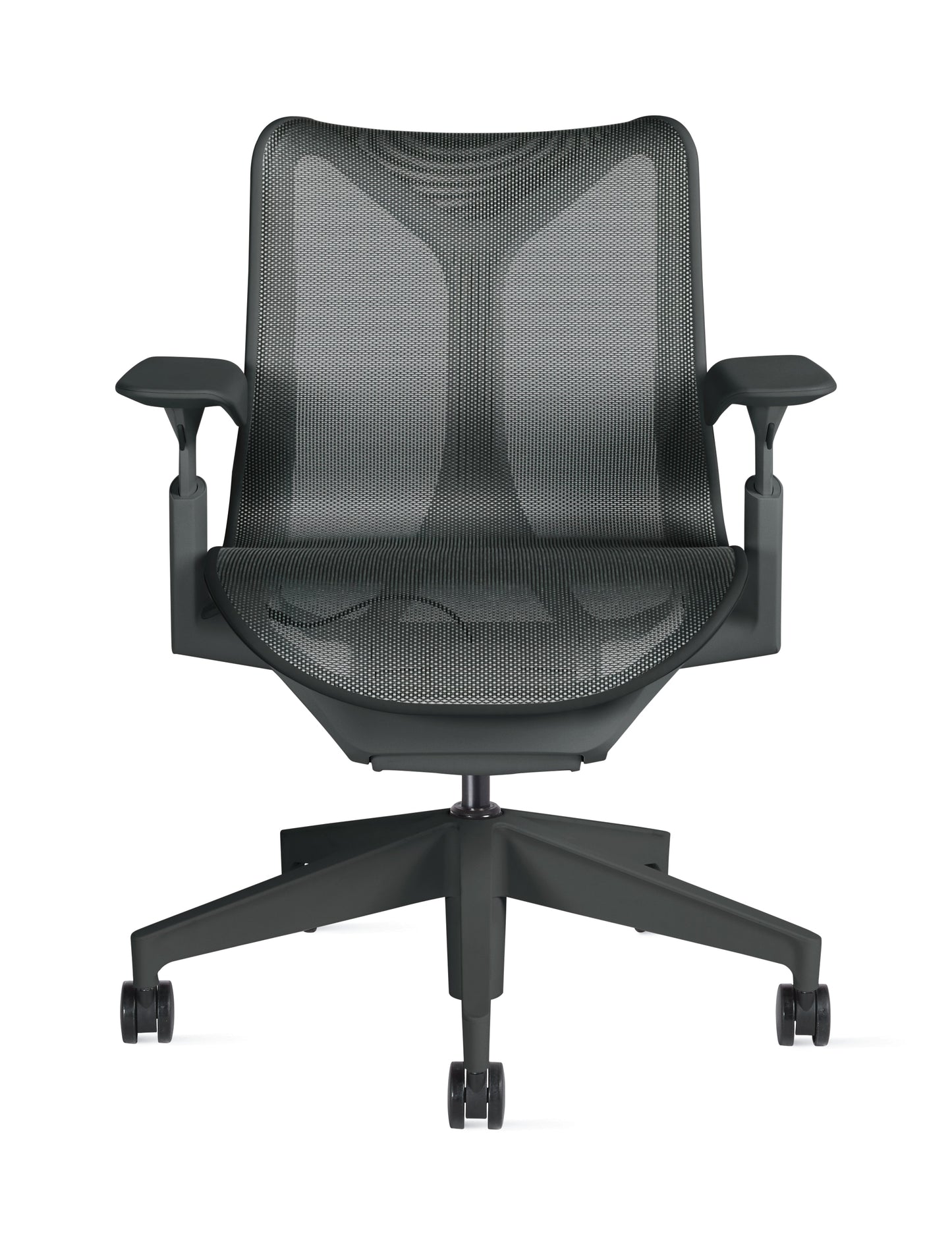 Cosm - Ergonomic Office Chair With Low Back by Herman Miller #Adjustable Arm/Graphite/2.5-inch Carpet Caster