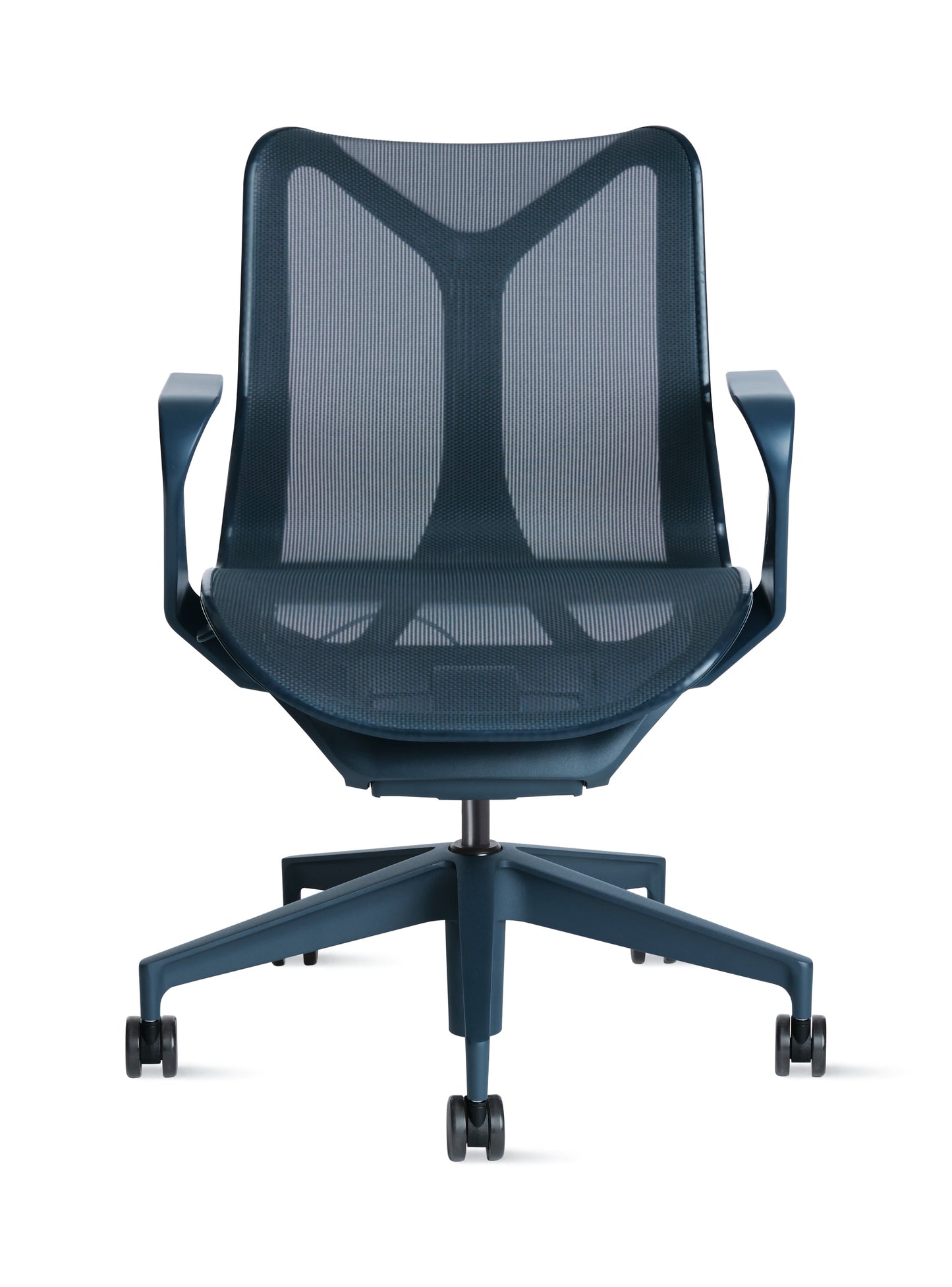 Cosm - Ergonomic Office Chair With Low Back by Herman Miller #Fixed Arm/Nightfall/2.5-inch Carpet Caster