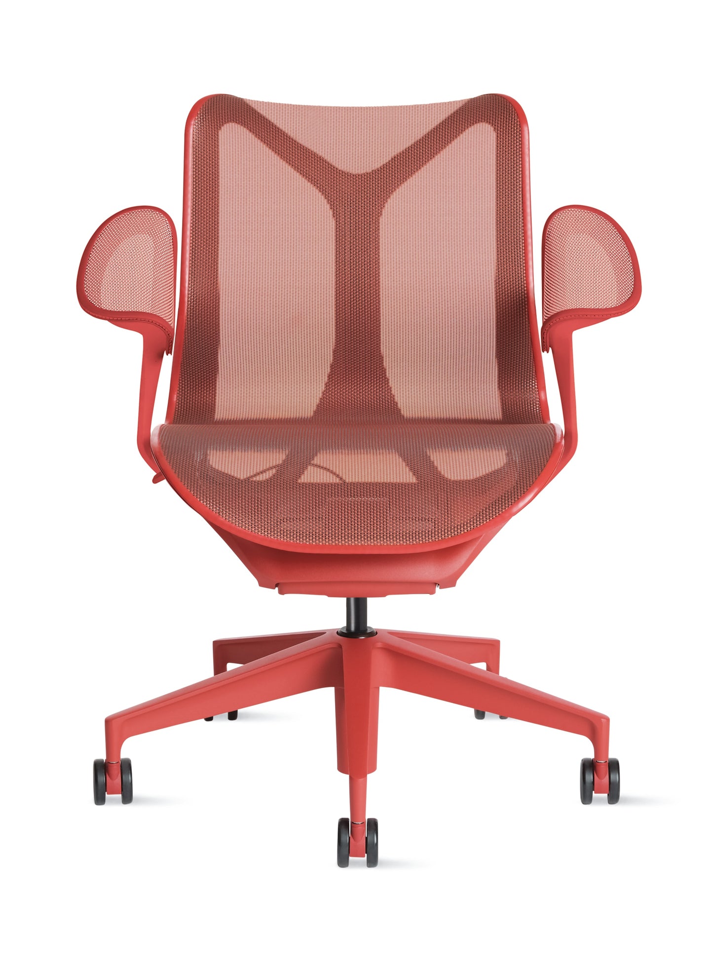 Cosm - Ergonomic Office Chair With Low Back by Herman Miller #Leaf Arm/Canyon/2.5-inch Hard Floor or Carpet Caster with Quiet Roll