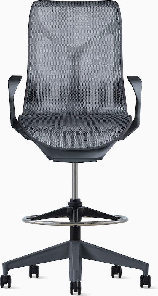 COSM - Mid Back Ergonomic office stool with castors by Herman Miller