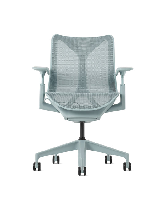 Cosm - Ergonomic Office Chair With Low Back by Herman Miller #Adjustable Arm/Glacier/2.5-inch Hard Floor or Carpet Caster with Quiet Roll