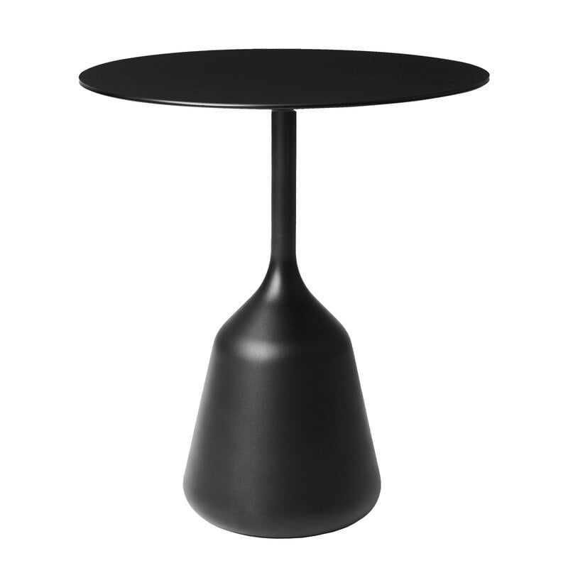 Coin side table by Wendelbo #high, black - black laminate #