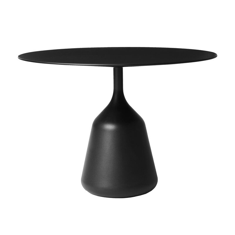 Coin side table by Wendelbo #low, black - black laminate #