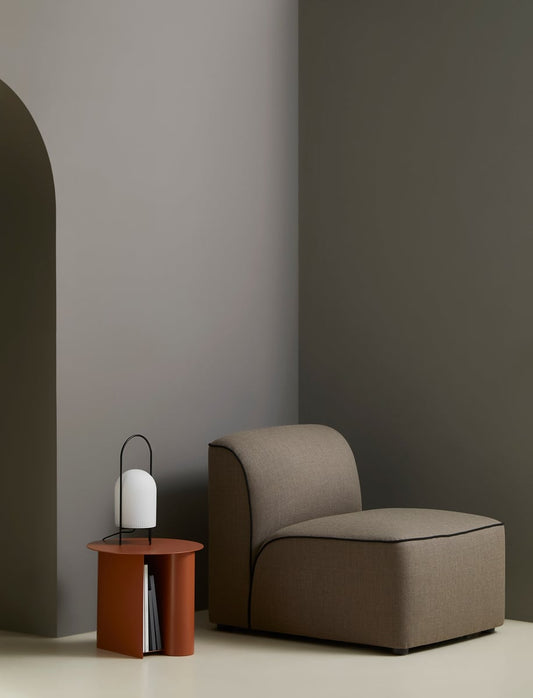 Sentrum side table, burned orange