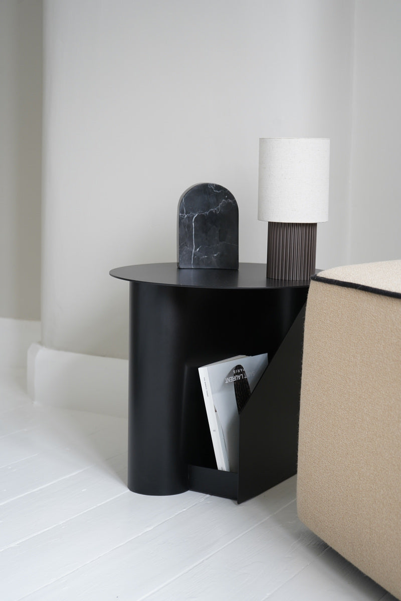 Sentrum side table, black