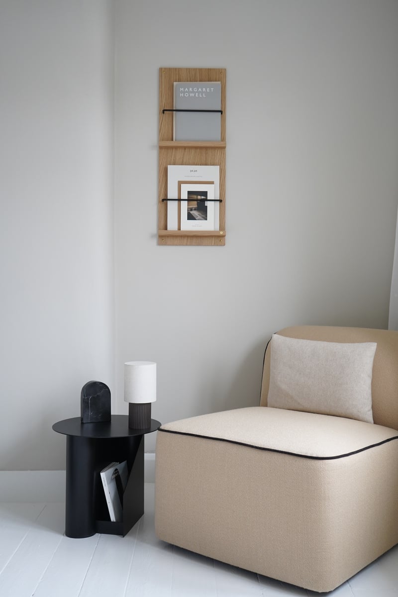 Sentrum side table, black