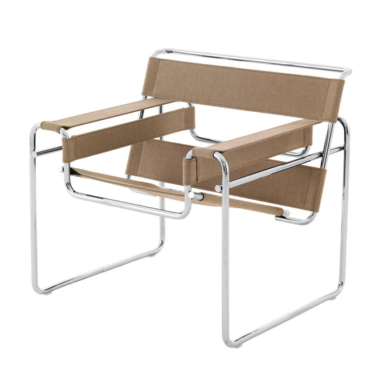 Wassily Chair - Canvas Easy Chair With Armrests by Knoll