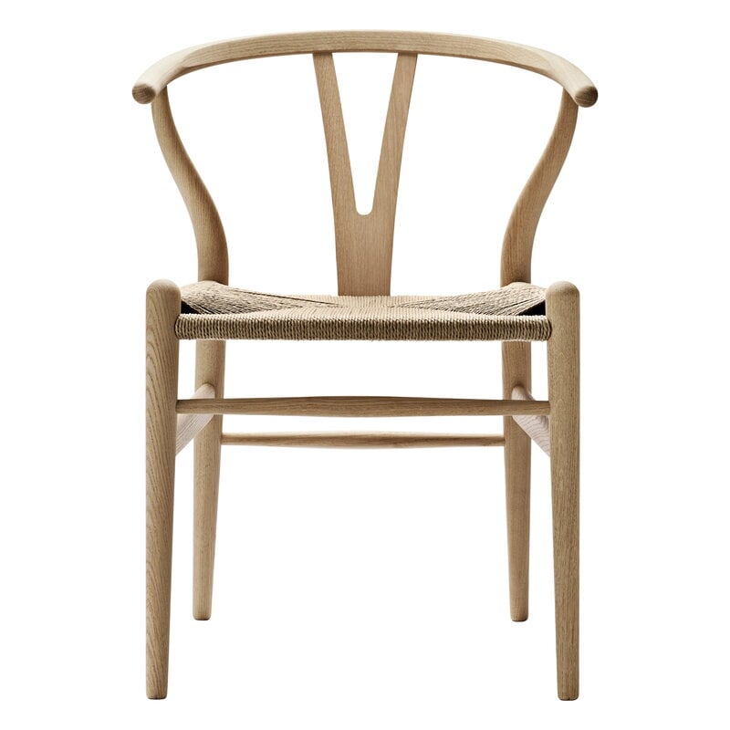 CH24 Wishbone chair by Carl Hansen & Søn #soaped oak - natural cord #