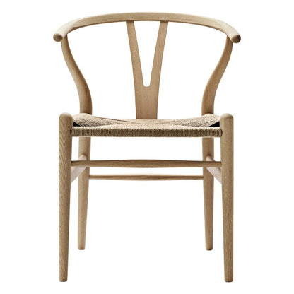 CH24 Wishbone chair by Carl Hansen & Søn #soaped oak - natural cord #