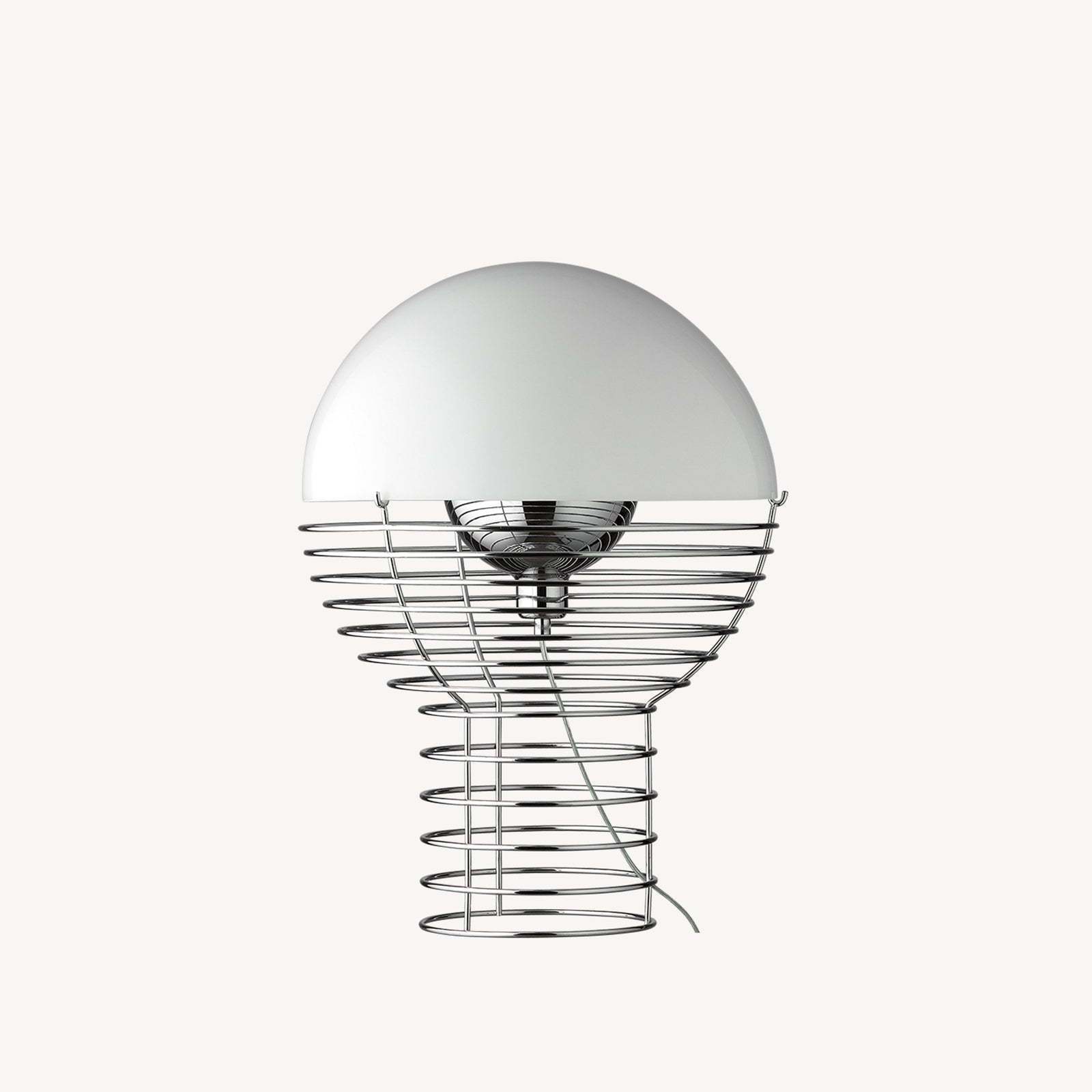 Wire Table Lamp by Verpan