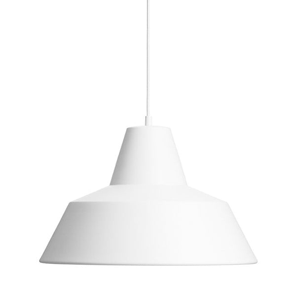 Workshop Lamp Pendant Lamp W4 by Made By Hand #Mat White