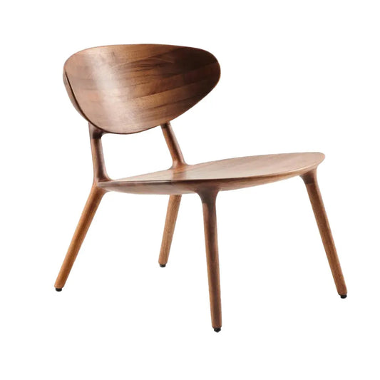 WU LOUNGE - Solid wood easy chair