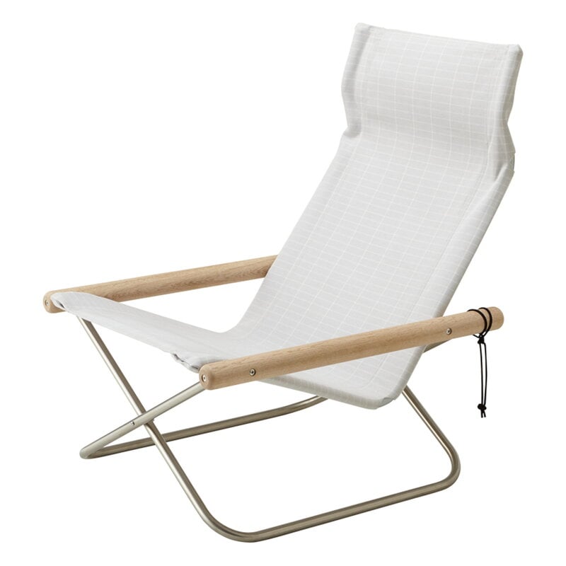 Nychair X Shikiri lounge chair by Nychair X #soaped oak - light grey Koshi #