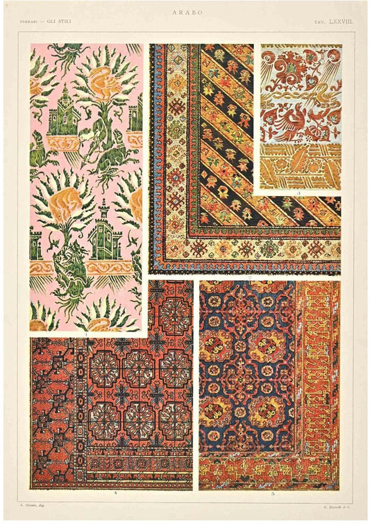 A. Alessio, Arab Decorative Style, Chromolithograph