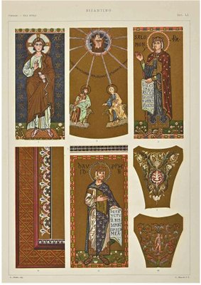 A. Alessio, Byzantine Decorative Style, Chromolithograph-ZCI-1760391