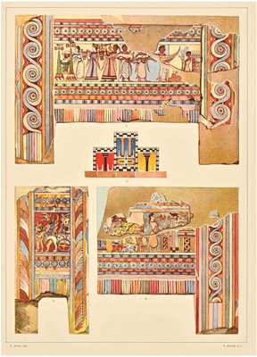 A. Alessio, Decorative Motifs: Aegean, Chromolithograph-ZCI-1759186