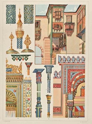 A. Alessio, Decorative Motifs: Arab Styles, Chromolithograph-ZCI-1760426