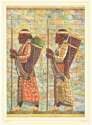 A. Alessio, Decorative Motifs: Assyrian, Chromolithograph-ZCI-1759182