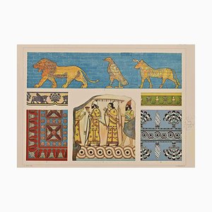 A. Alessio, Decorative Motifs: Assyrian, Chromolithograph-ZCI-1759187