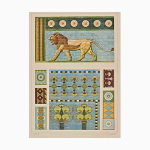 A. Alessio, Decorative Motifs: Assyrian, Chromolithograph-ZCI-1759184