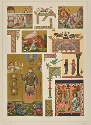 A. Alessio, Decorative Motifs: Byzantine Styles, Chromolithograph-ZCI-1760418