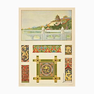 A. Alessio, Decorative Motifs: Chinese, Chromolithograph, Early 20th Century-ZCI-1760352