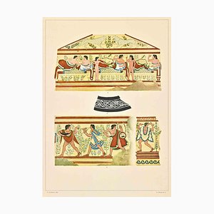 A. Alessio, Decorative Motifs: Etruscan, Chromolithograph, Early 20th Century-ZCI-1760360