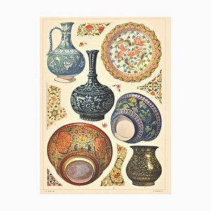 A. Alessio, Decorative Motifs: Indian, Chromolithograph, Early 20th Century-ZCI-1760354