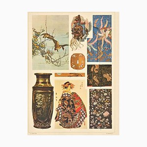 A. Alessio, Decorative Motifs: Japanese, Chromolithograph, Early 20th Century-ZCI-1759324