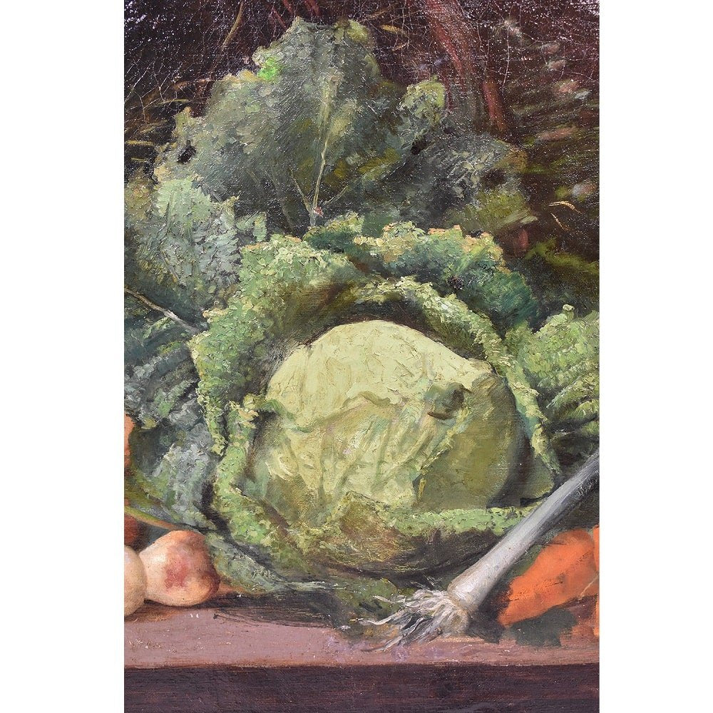 A. Caussé, Still Life, 1902, Oil on Canvas, Framed