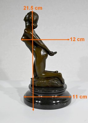 A. Cesaro, Nu féminin Sculpture, Bronze-RVK-1338941