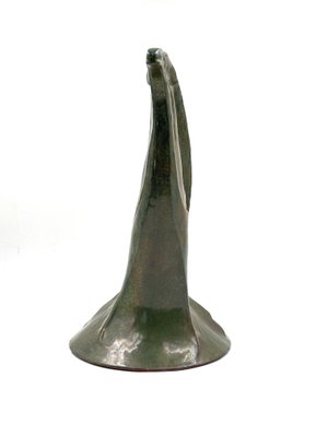 A. Chini, Créature Fantastique, 1930s, Italian Craquelé Ceramic Sculpture-TXN-1050233