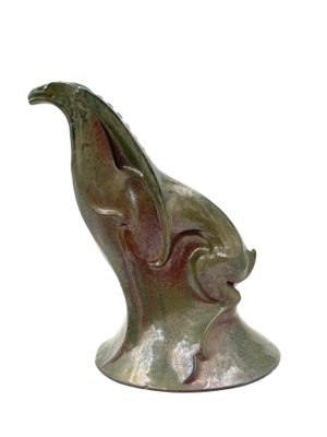 A. Chini, Créature Fantastique, 1930s, Italian Craquelé Ceramic Sculpture-TXN-1050233