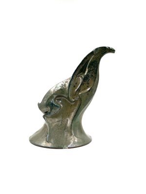 A. Chini, Créature Fantastique, 1930s, Italian Craquelé Ceramic Sculpture-TXN-1050233