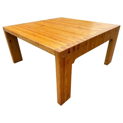 A Danish Mid-Century Modern Brutalist Coffee Table in Pine from the 1970´s, 1972-MXB-1446912