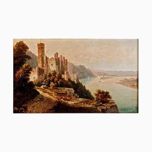 A. Forstmann, Castle View, 19th Century, Oil Painting-FLW-1401849