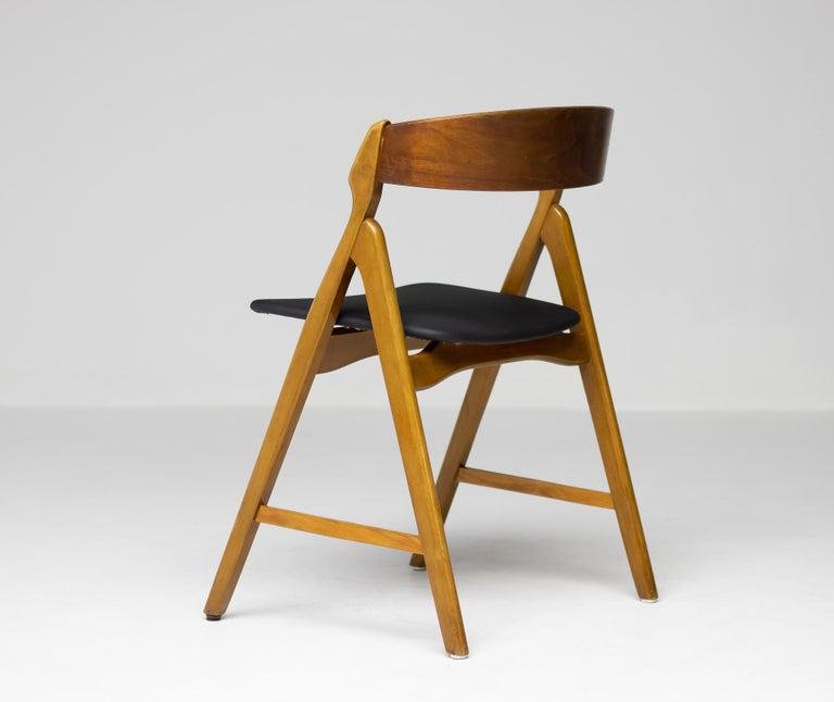 A Frame Teak Danish Dining Chair