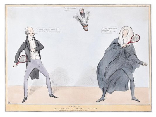 A Game Of Political Shuttlecock – Reform Bill! - Lithograph by J. Doyle - 1831 1831-ZCI-757356