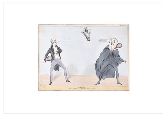 A Game Of Political Shuttlecock – Reform Bill! - Lithograph by J. Doyle - 1831 1831-ZCI-757356