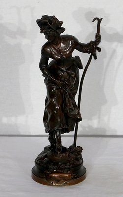 A.Gaudez, Miss Helyett, Late 19th Century, Bronze-RVK-1133687