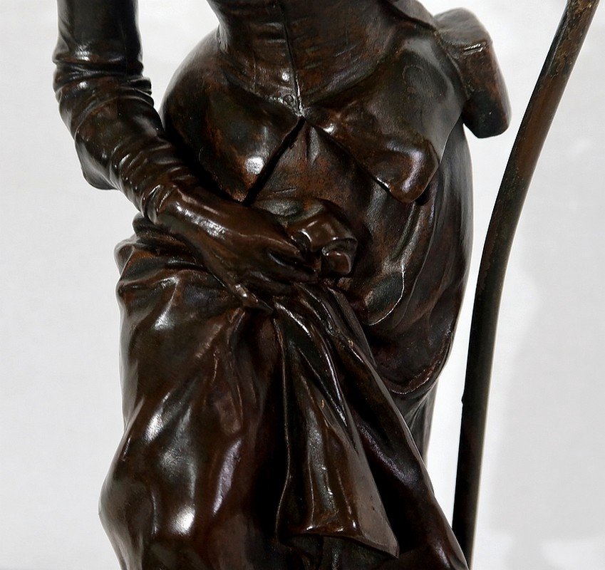 A.Gaudez, Miss Helyett, Late 19th Century, Bronze