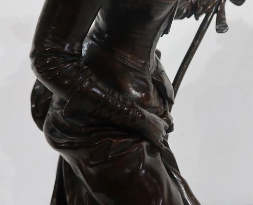 A.Gaudez, Miss Helyett, Late 19th Century, Bronze-RVK-1133687