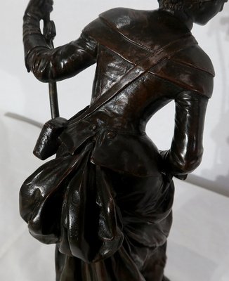 A.Gaudez, Miss Helyett, Late 19th Century, Bronze-RVK-1133687