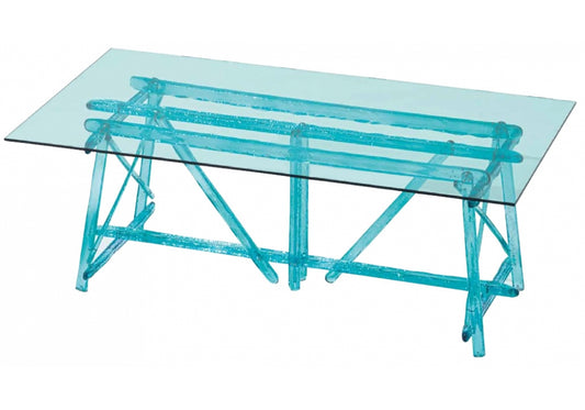 A'MARE - Rectangular polycarbonate outdoor table by edra