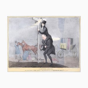 A Nocturnal Adventure – Reform Bill! - Lithograph by J. Doyle - 1831 1831-ZCI-757355