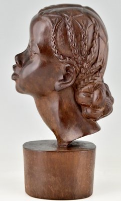 A. Ramarson, Hand-Carved Sculpture, 1959, Wood-KTN-1069046