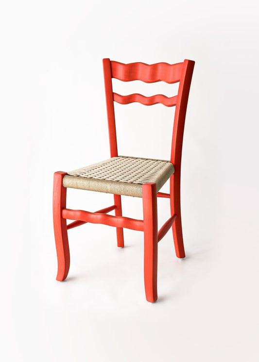 A Signurina - Corallo Chair in Hand-Painted Ashwood by Antonio Aricò for MYOP