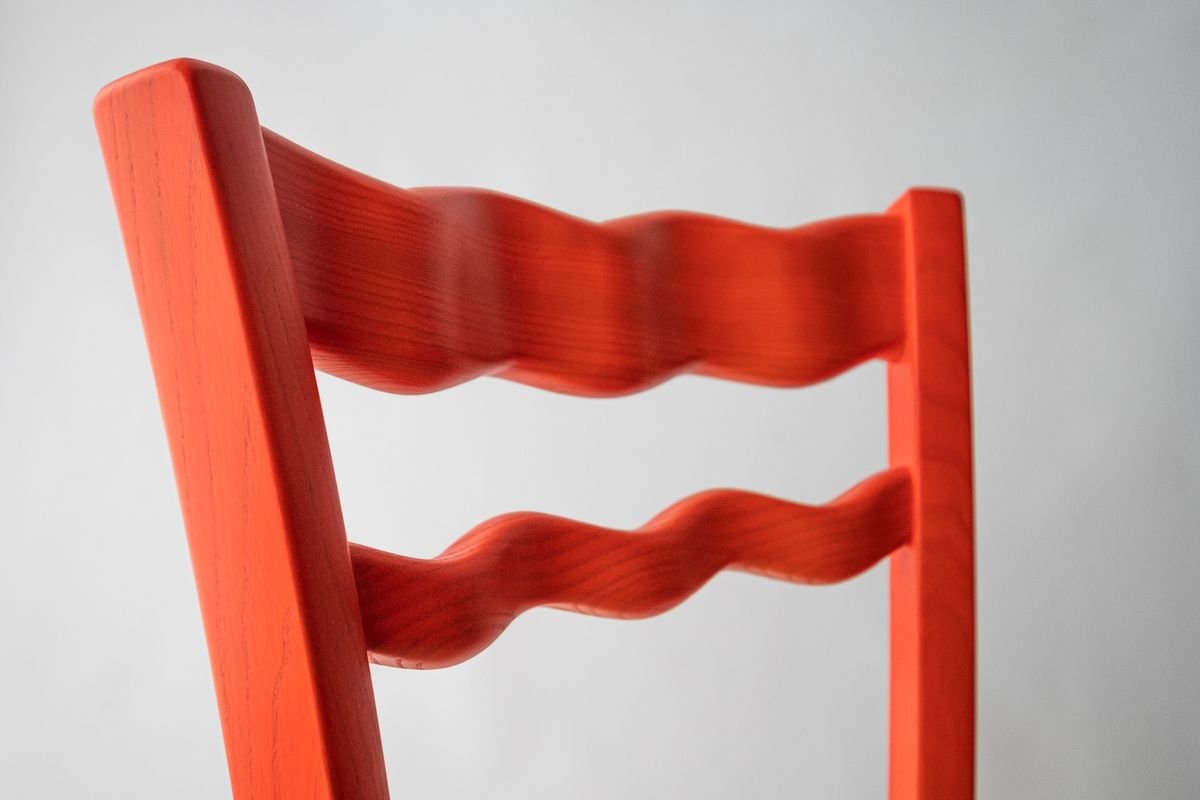 A Signurina - Corallo Chair in Hand-Painted Ashwood by Antonio Aricò for MYOP