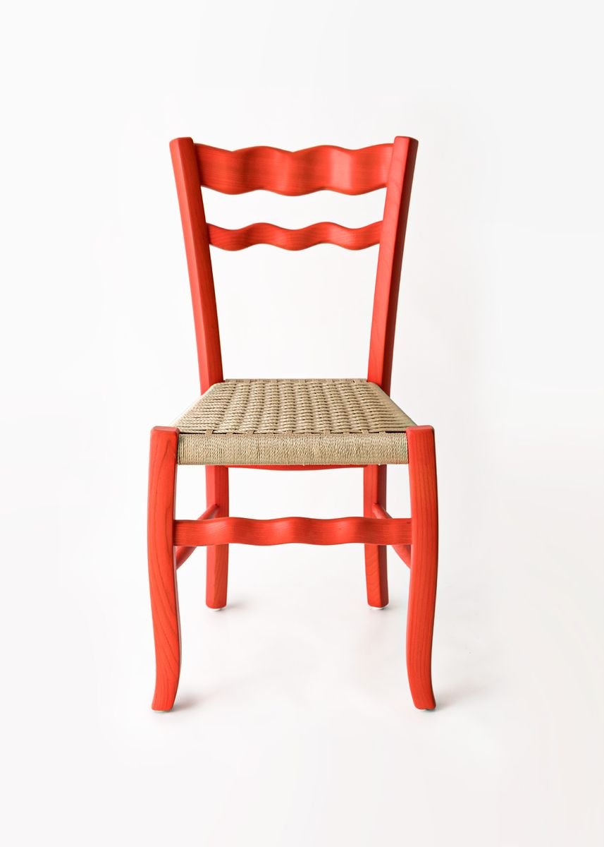 A Signurina - Corallo Chair in Hand-Painted Ashwood by Antonio Aricò for MYOP