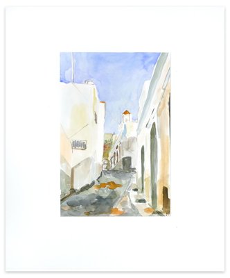 A Summer Road - Original Watercolor by Armin Guther - 1997 1997-ZCI-760953